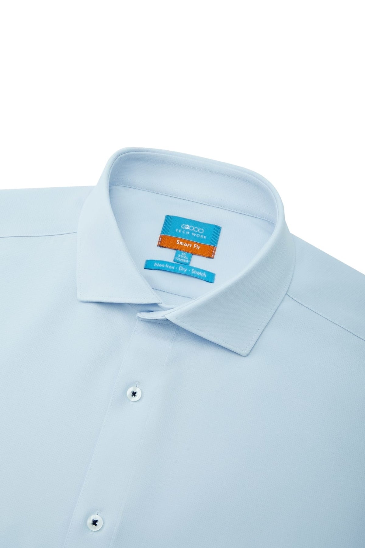 G2000 - Shirts - Non-Iron Dry Stretch Smart Fit Texture Check Shirt