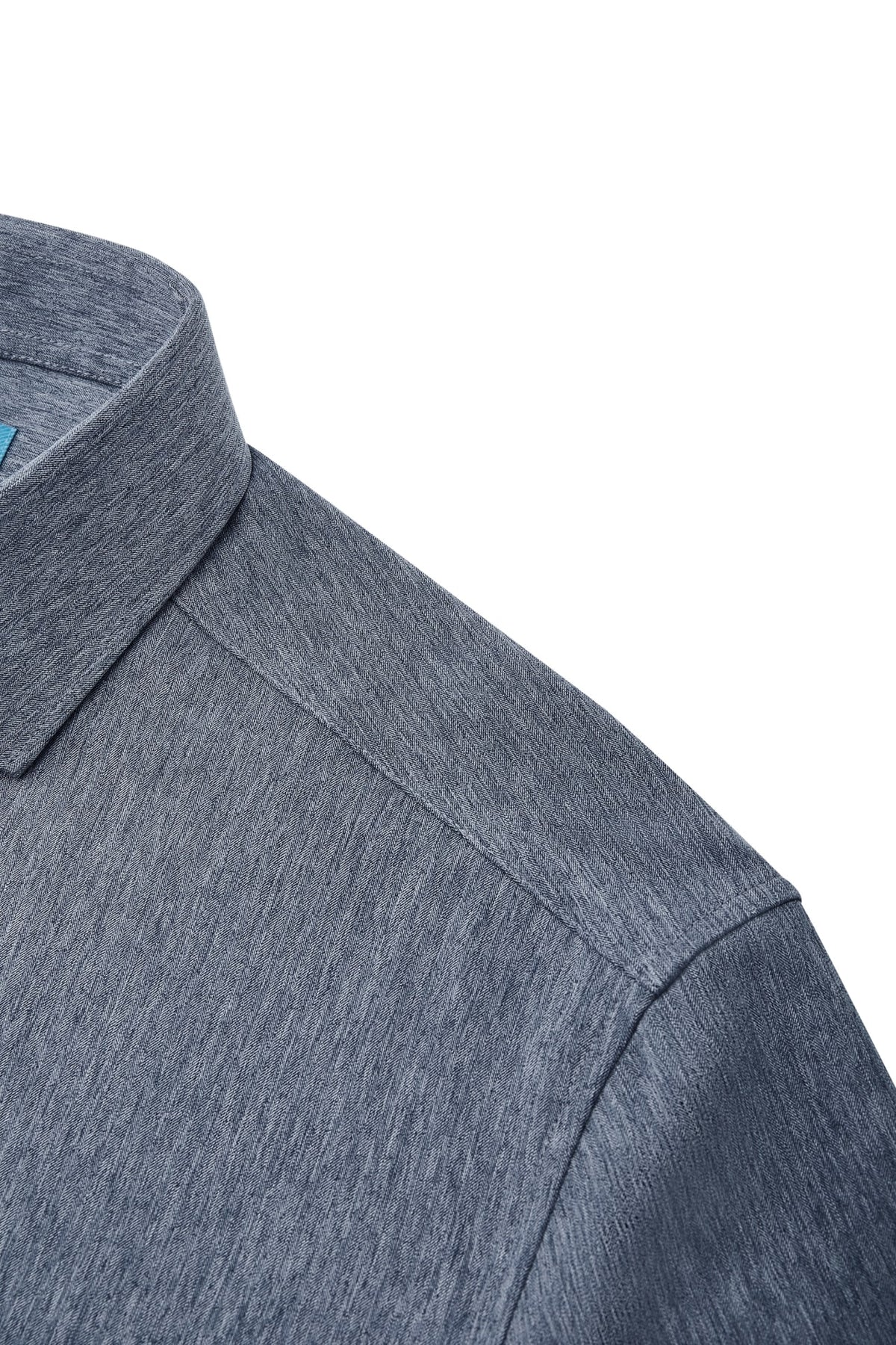 G2000 - Shirts - Non-Iron Dry Stretch Smart Fit Herringbone Semi Solid Shirt