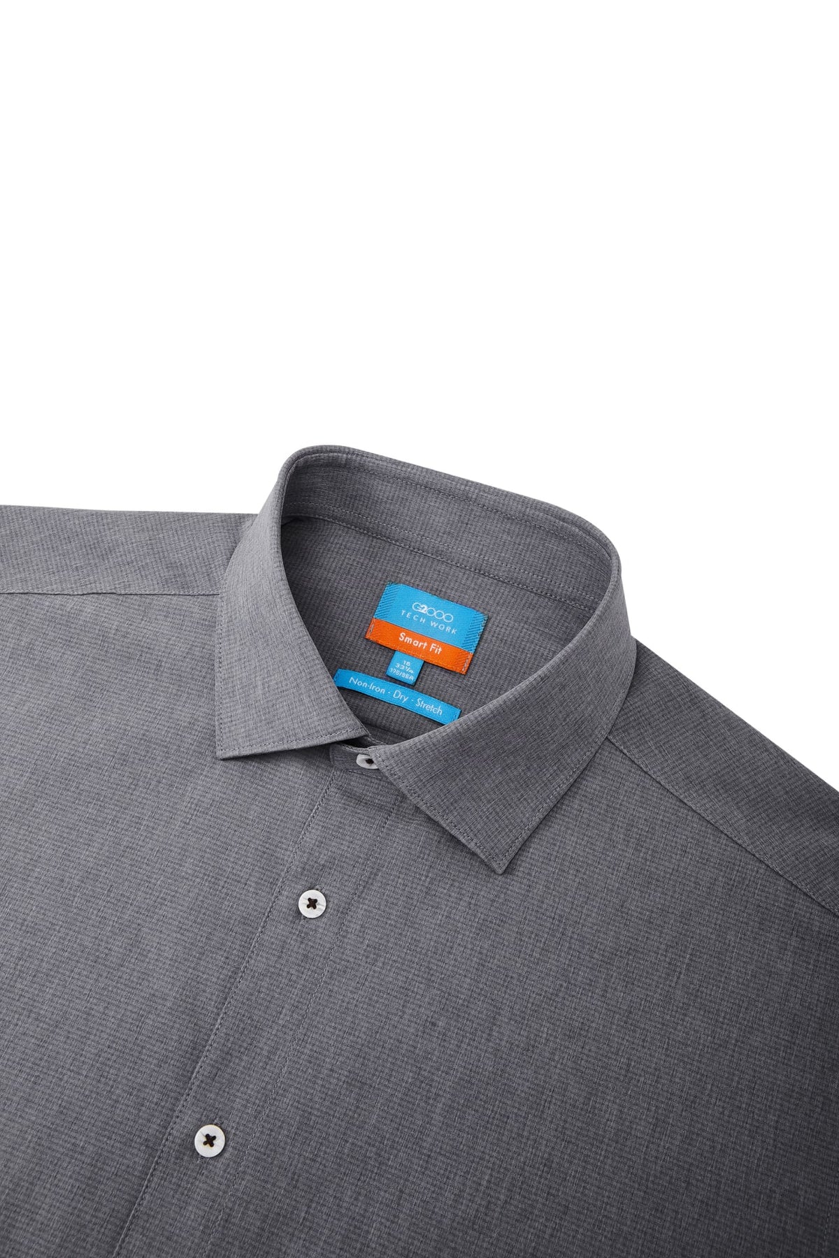 G2000 Shirts Non-Iron Dry Stretch Smart Fit Horizontal Semi Solid Shirt