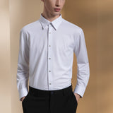 Non-Iron Comfort Knit Smart Fit Long Sleeve Shirt