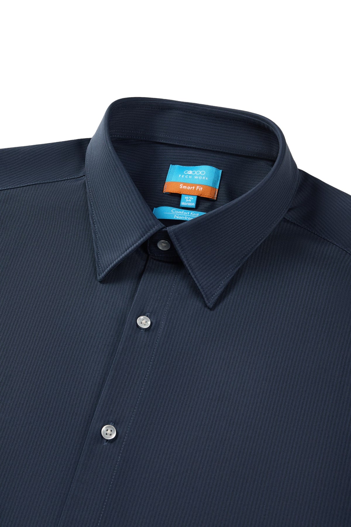 Non-Iron Comfort Knit Smart Fit Long Sleeve Shirt