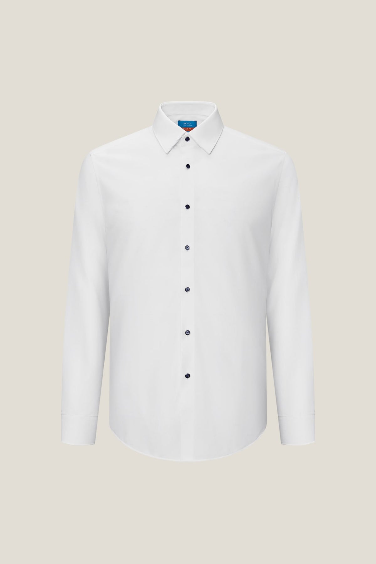 G2000 Shirts Non-Iron Poly Rayon Warp Knit Shirt White Smart