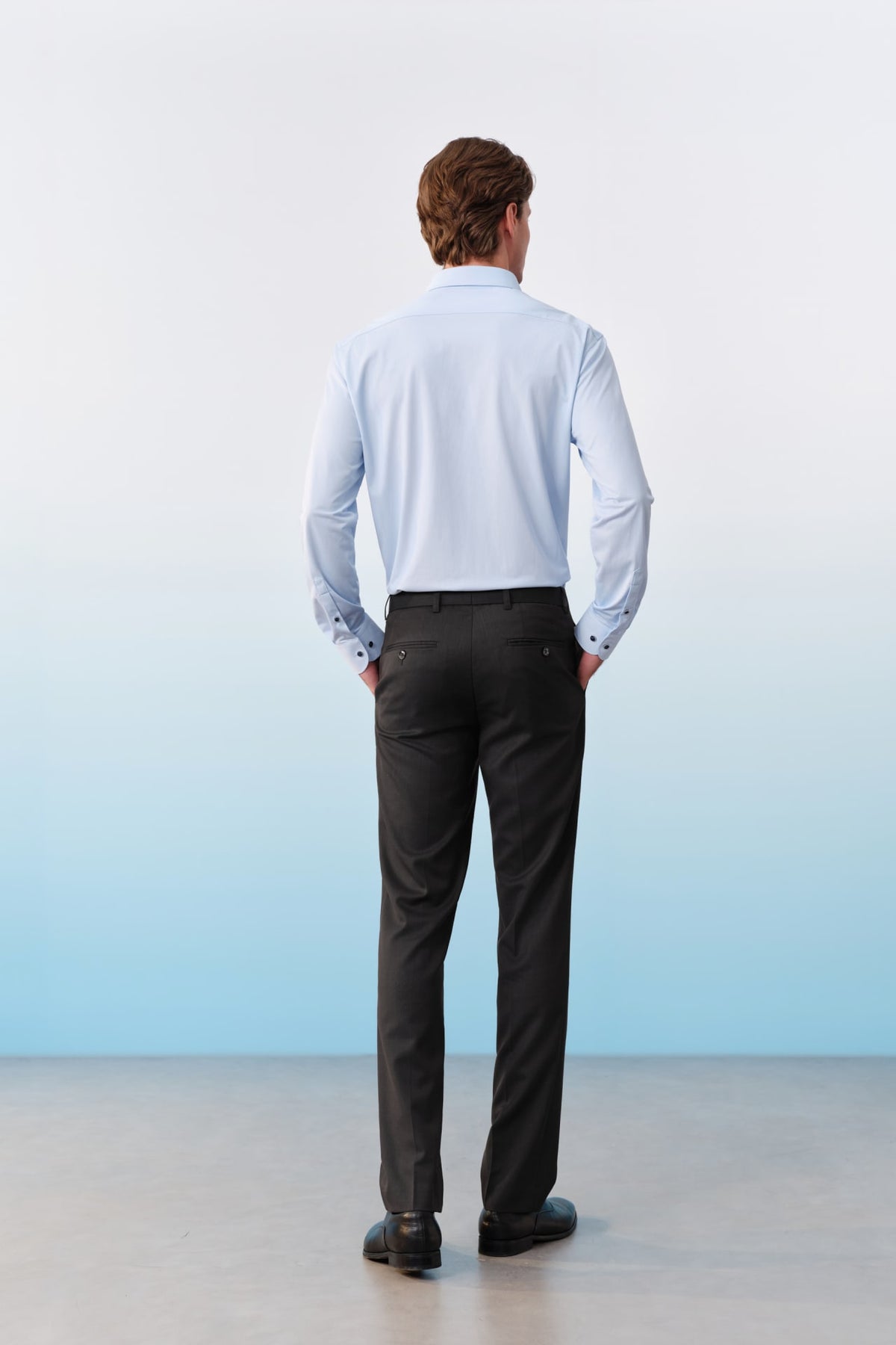 G2000 - Shirts - Non-Iron Warp Knit Slim Fit Long Sleeve Shirt