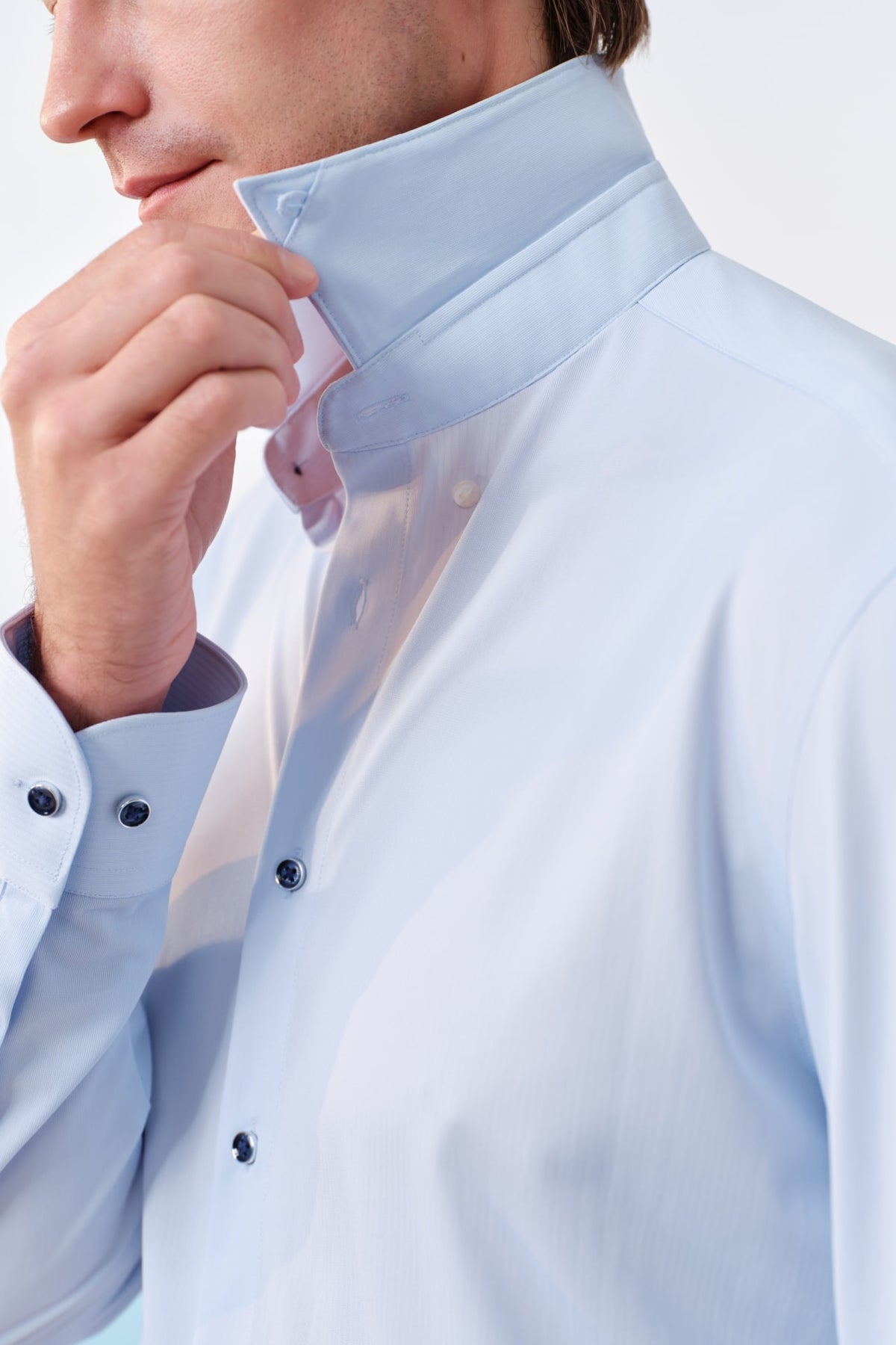 G2000 - Shirts - Non-Iron Warp Knit Slim Fit Long Sleeve Shirt