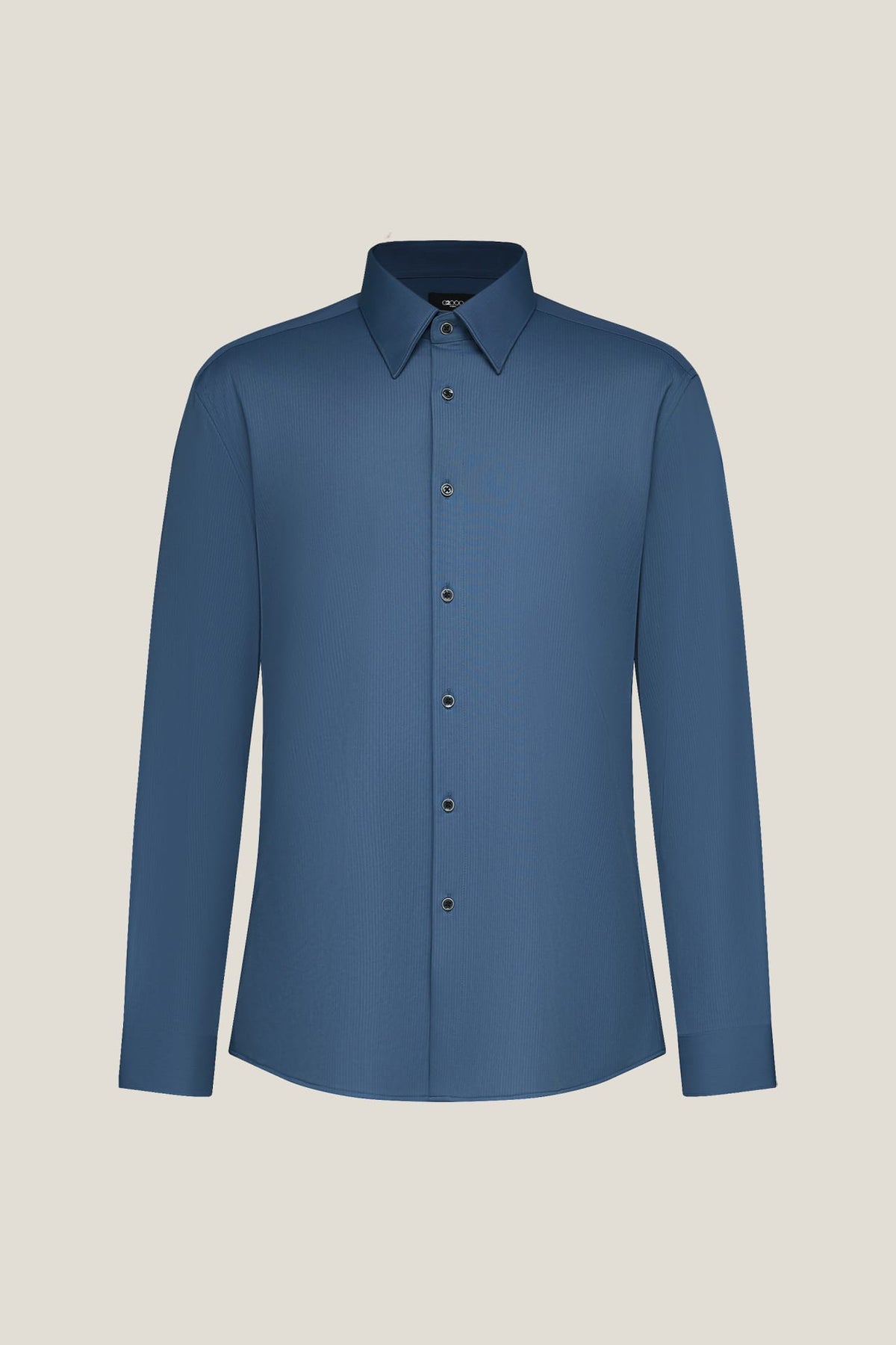 G2000 Shirts Non-Iron Warp Knit Slim Fit Long Sleeve Shirt Seaport Slim
