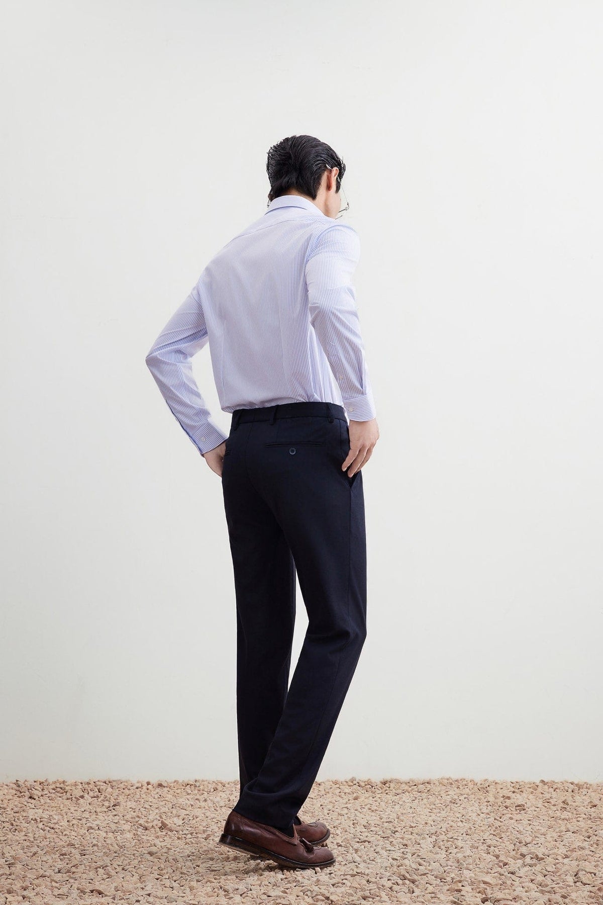 G2000 - Shirts - Non-Iron Silky Touch Smart Fit Stripe Shirt