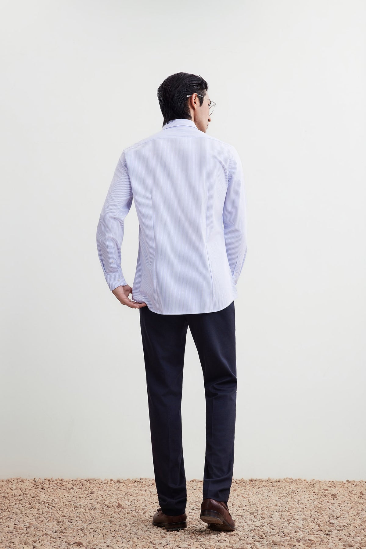 G2000 - Shirts - Non-Iron Silky Touch Smart Fit Stripe Shirt