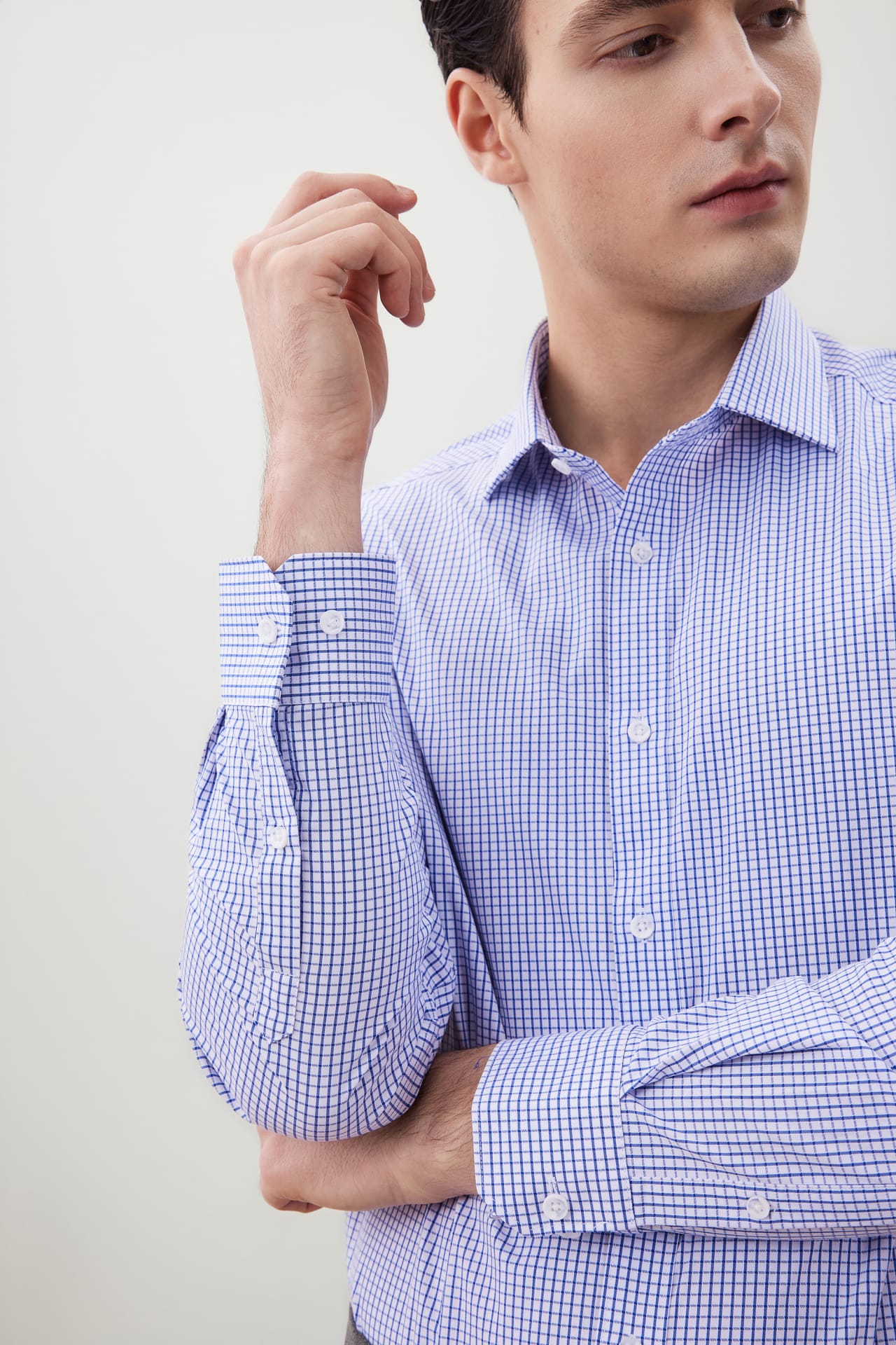 G2000 Shirts Non-Iron Silky Touch Smart Fit Check Shirt