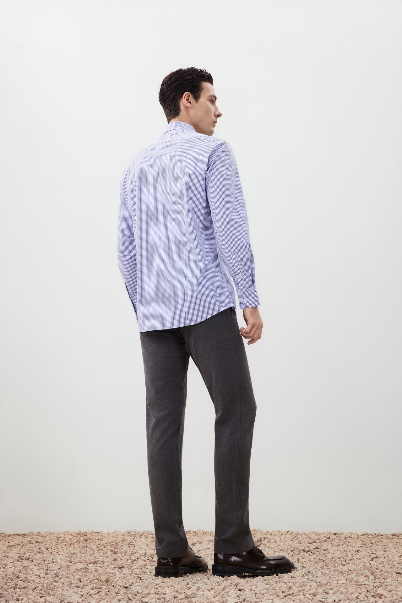 G2000 Shirts Non-Iron Silky Touch Smart Fit Check Shirt
