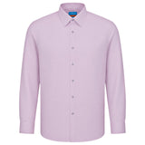 Easy Ironing Opaque UV Protection Fine Twill Smart Fit Long Sleeve Shirt