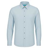 Easy Ironing Opaque UV Protection Fine Twill Smart Fit Long Sleeve Shirt
