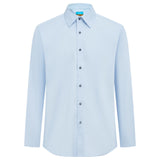 Easy Ironing Opaque UV Protection Fine Twill Smart Fit Long Sleeve Shirt