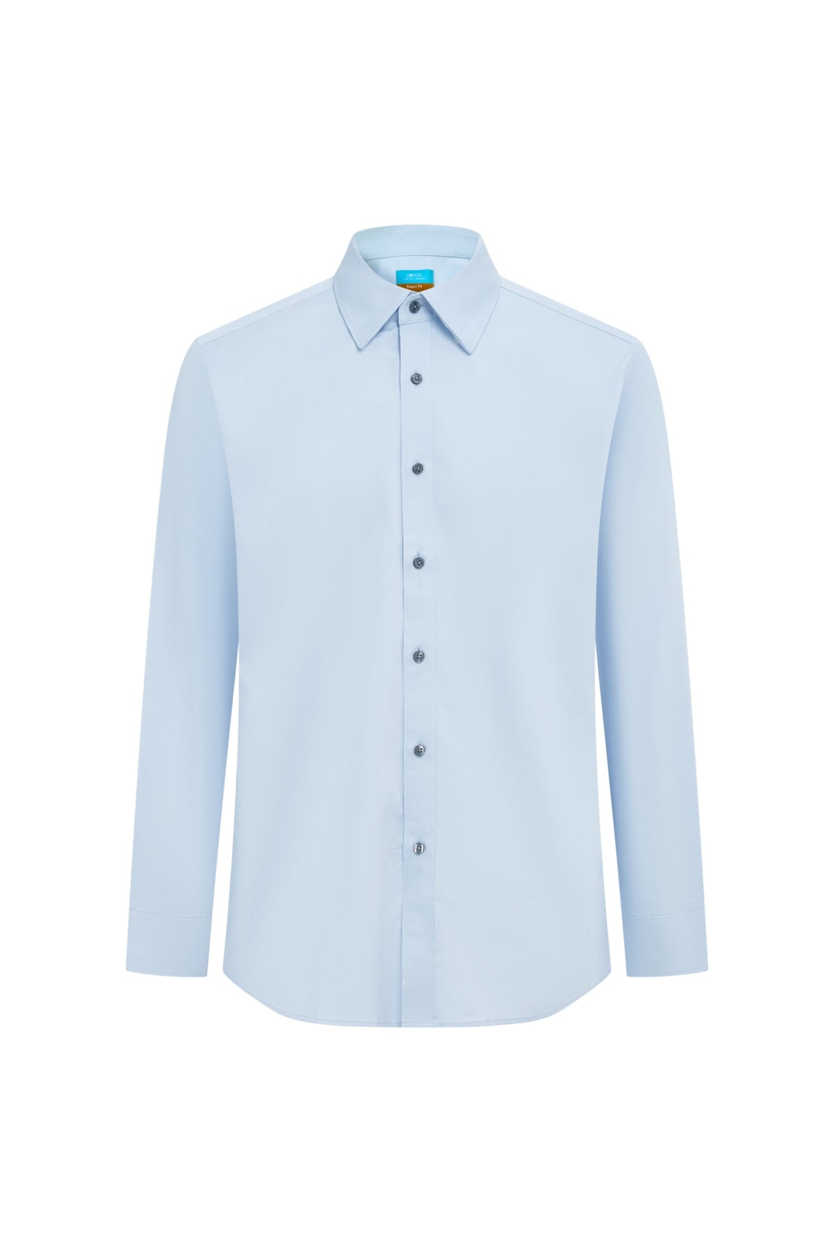 G2000 - Shirts - Easy Ironing Opaque UV Protection Fine Twill Smart Fit Long Sleeve Shirt - Smart - Blue Moon