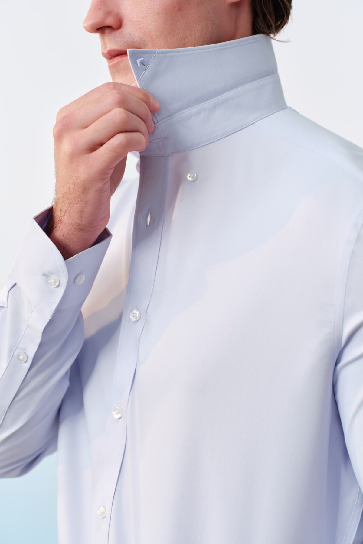 G2000 - Shirts - Easy Care Opaque Anti UV Fine Twill Smart Fit Long Sleeve Shirt