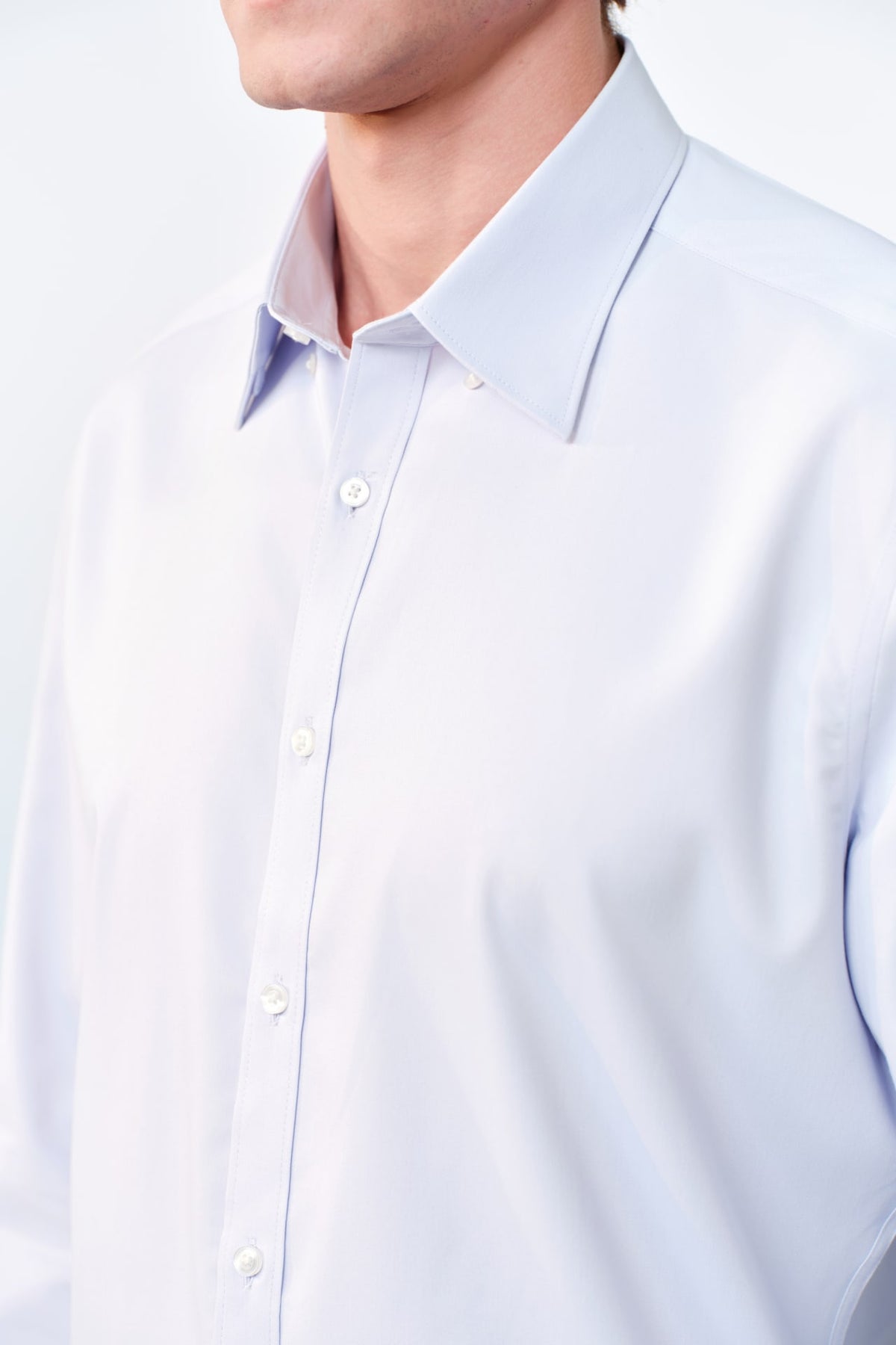 G2000 - Shirts - Easy Care Opaque Anti UV Fine Twill Smart Fit Long Sleeve Shirt