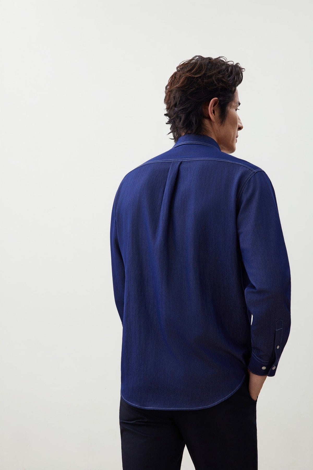 G2000 - Shirts - Denim-Like Comfort Fit Casual Shirt