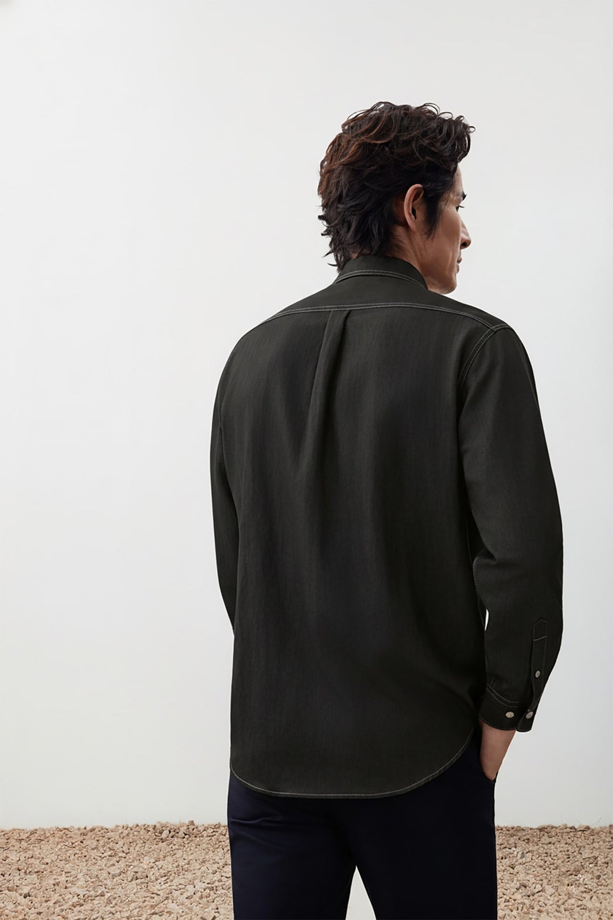 G2000 Shirts Denim-Like Comfort Fit Casual Shirt