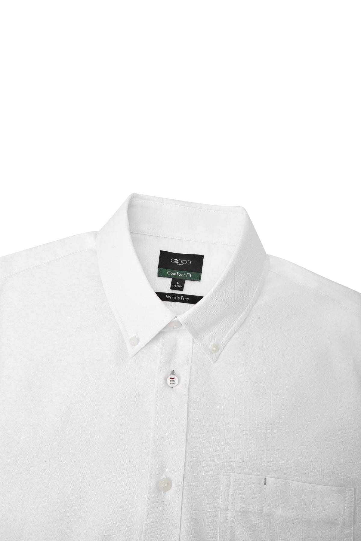 G2000 - Shirts - Wrinkle-Free Comfort Fit Oxford Short Sleeve Casual Shirt