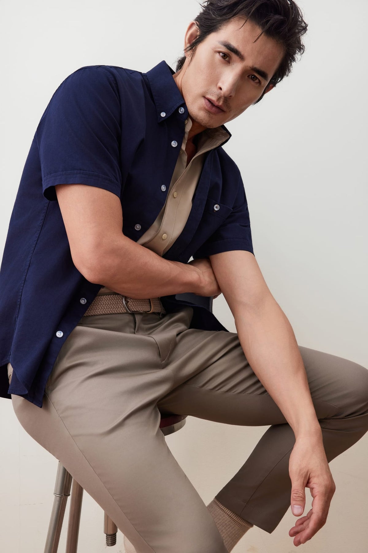 G2000 - Shirts - Cotton Garment-Dye Comfort Fit Short Sleeve Casual Shirt
