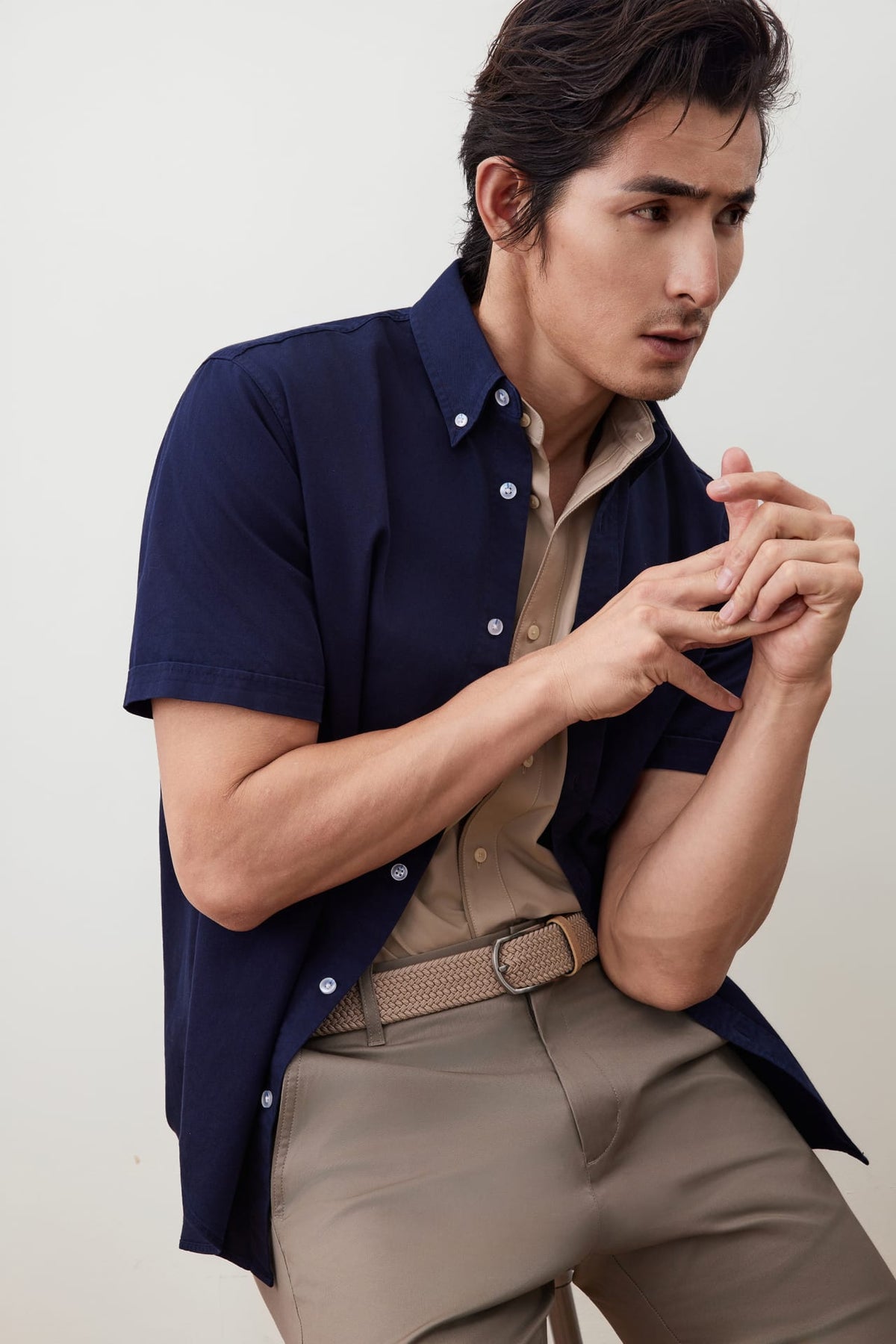 G2000 - Shirts - Cotton Garment-Dye Comfort Fit Short Sleeve Casual Shirt