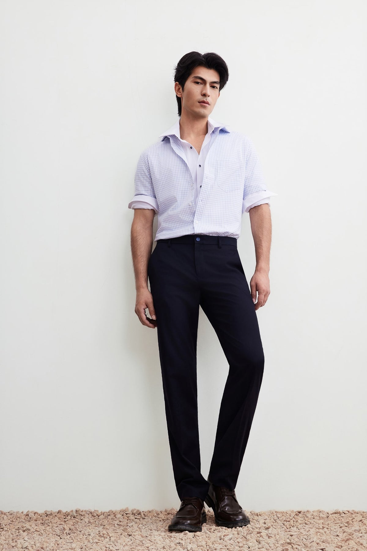 G2000 - Shirts - Non-Iron Easy Care Smart Fit Check Short Sleeve Shirt
