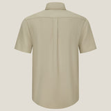 2-Side Brushed Smart Fit Short Sleeve Casual Shirt