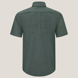 2-Side Brushed Smart Fit Short Sleeve Casual Shirt