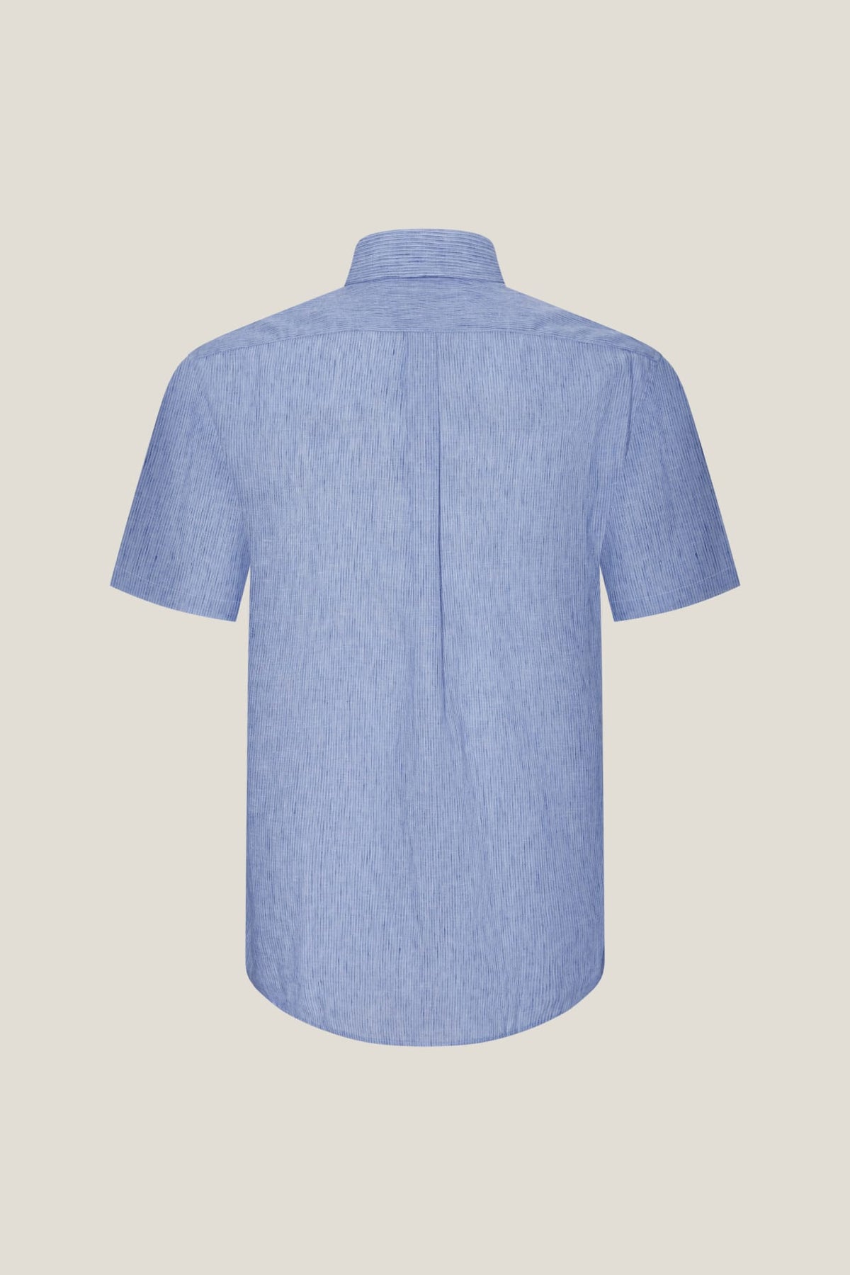 G2000 Shirts Linen Blend Comfort Fit Stripe Short Sleeve Casual Shirt