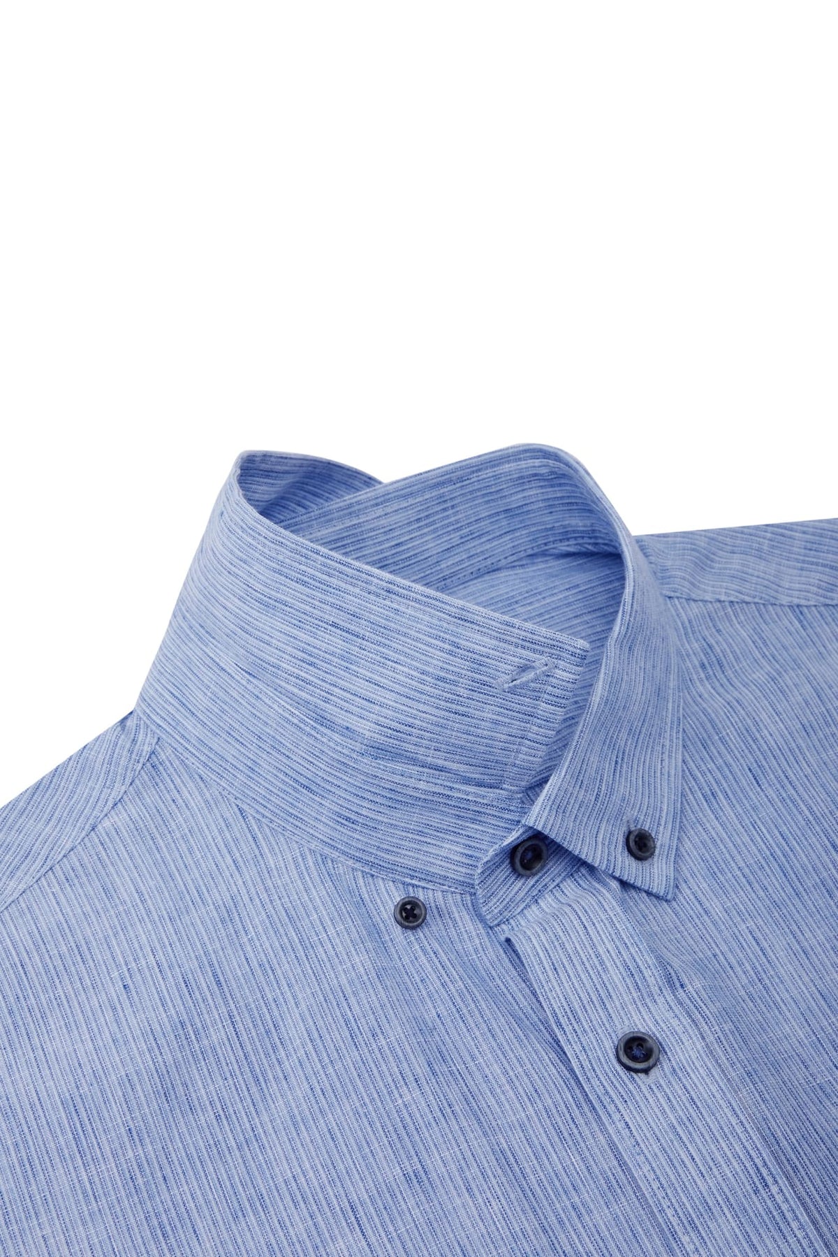 G2000 Shirts Linen Blend Comfort Fit Stripe Short Sleeve Casual Shirt