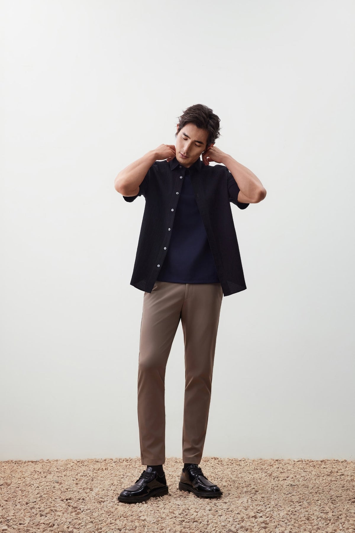 G2000 - Shirts - Lyocell Cotton Seersucker Comfort Fit Short Sleeve Casual Shirt