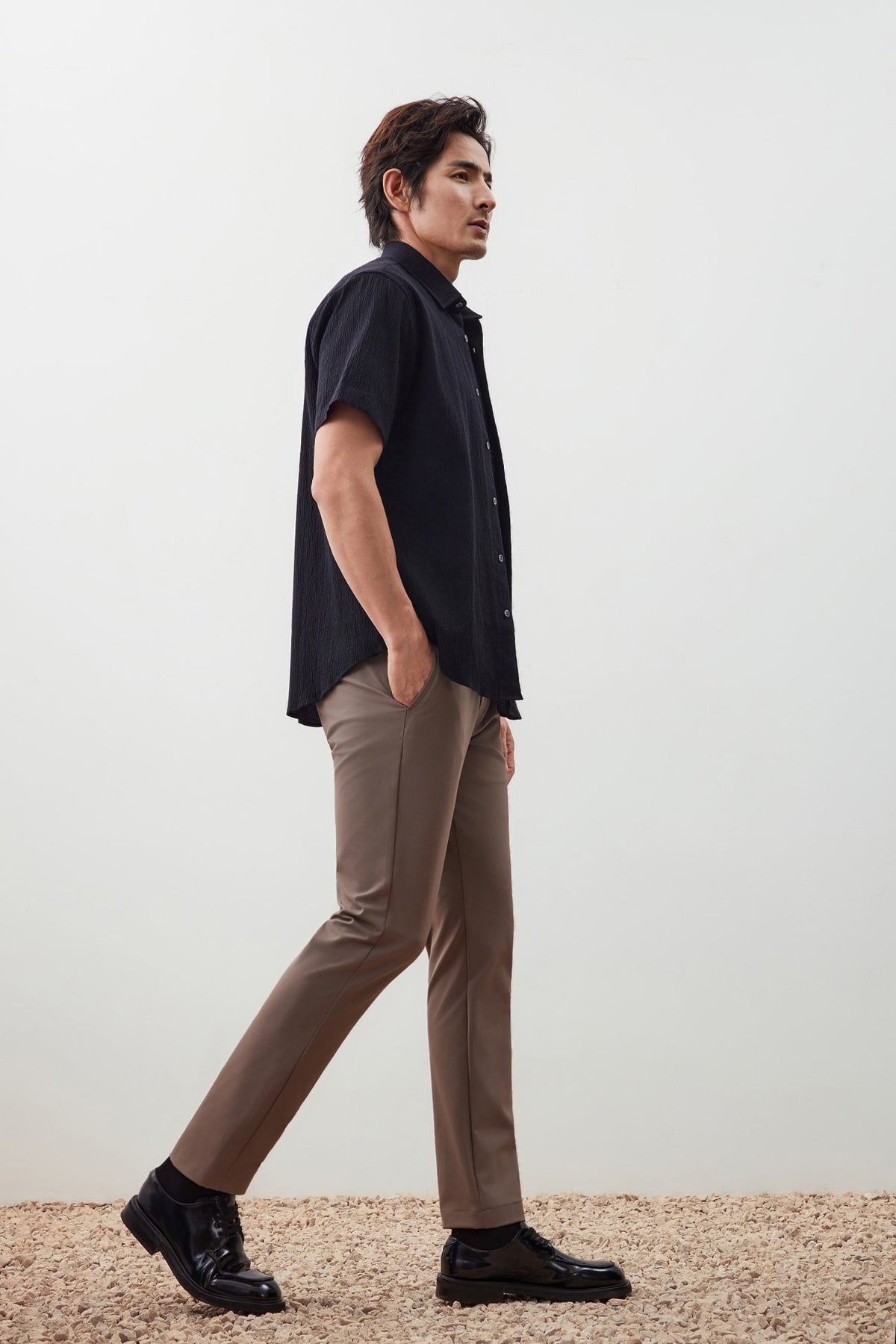 G2000 - Shirts - Lyocell Cotton Seersucker Comfort Fit Short Sleeve Casual Shirt