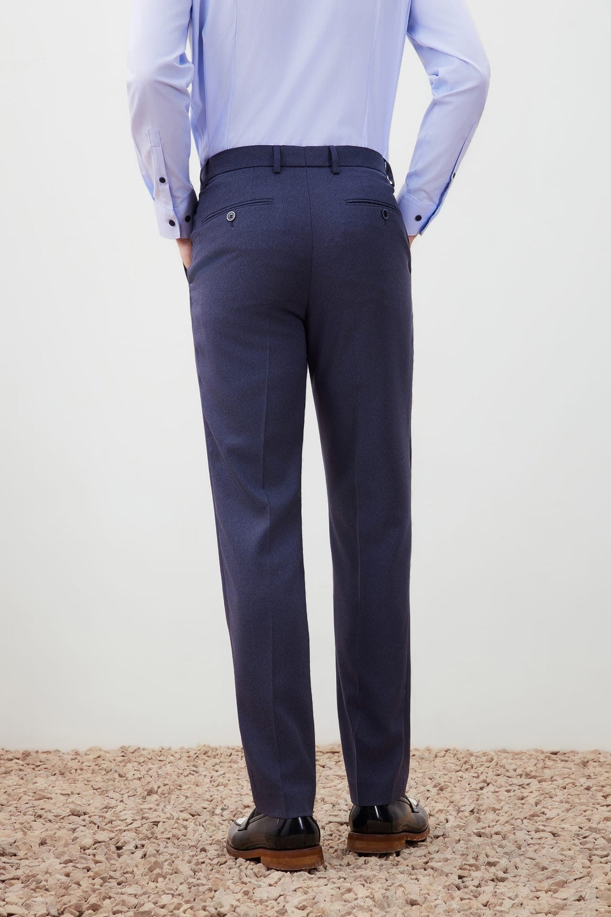 G2000 - Pants - Teflon Regular Fit Twill Suit Pants