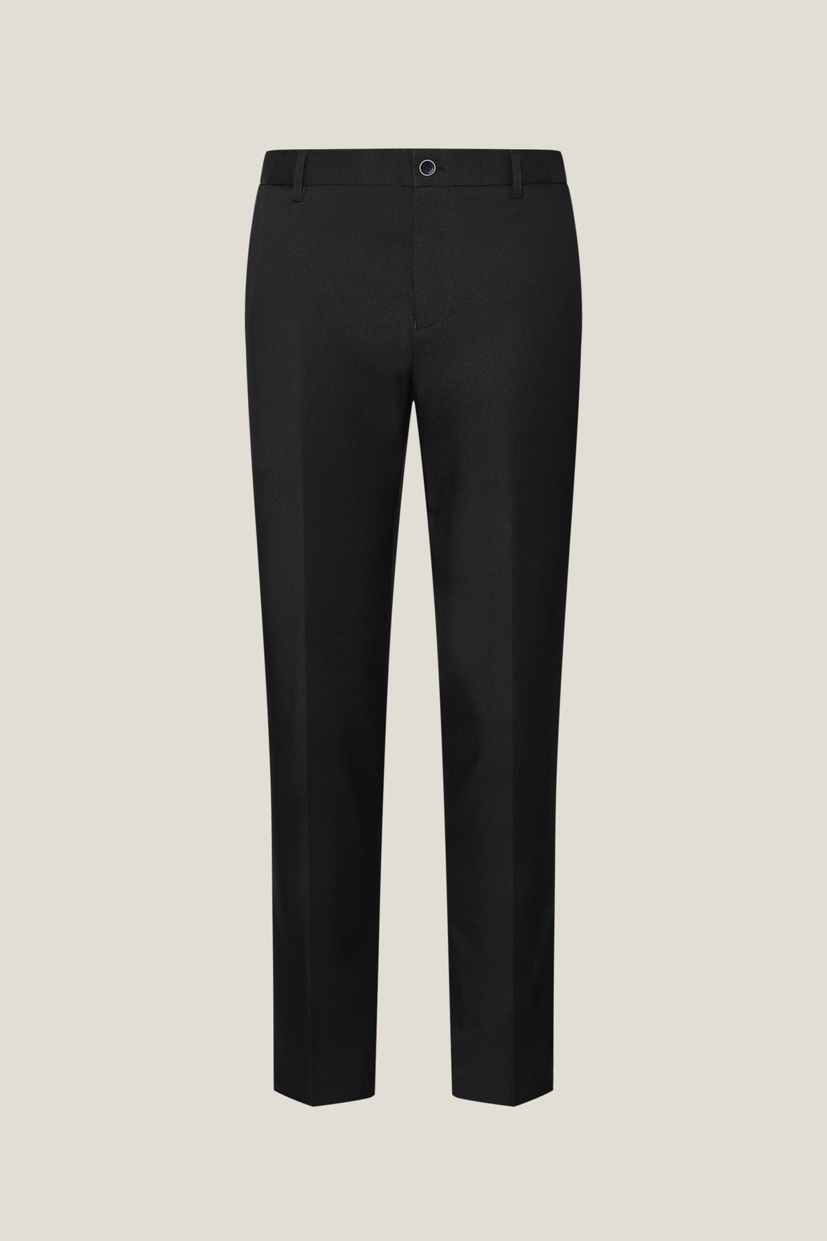 G2000 - Pants - Teflon Regular Fit Twill Suit Pants - Black - Regular