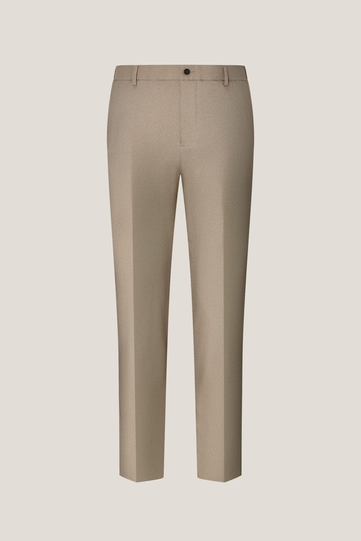 G2000 Pants Teflon Smart Fit Twill Suit Pants with Elastic Waist Band Marzipan Elastic Smart