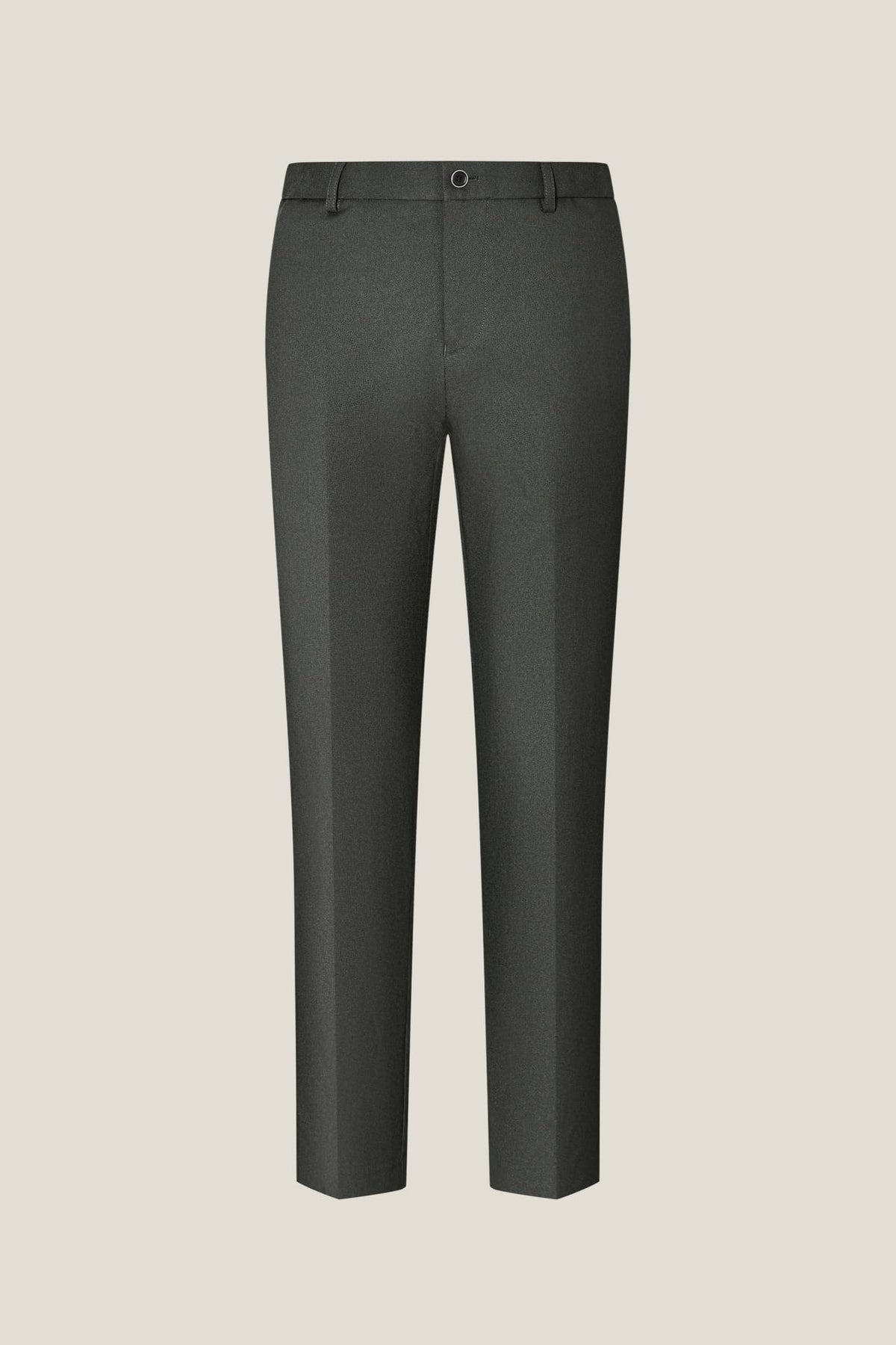 G2000 Pants Teflon Smart Fit Twill Suit Pants with Elastic Waist Band Oil Green Elastic Smart