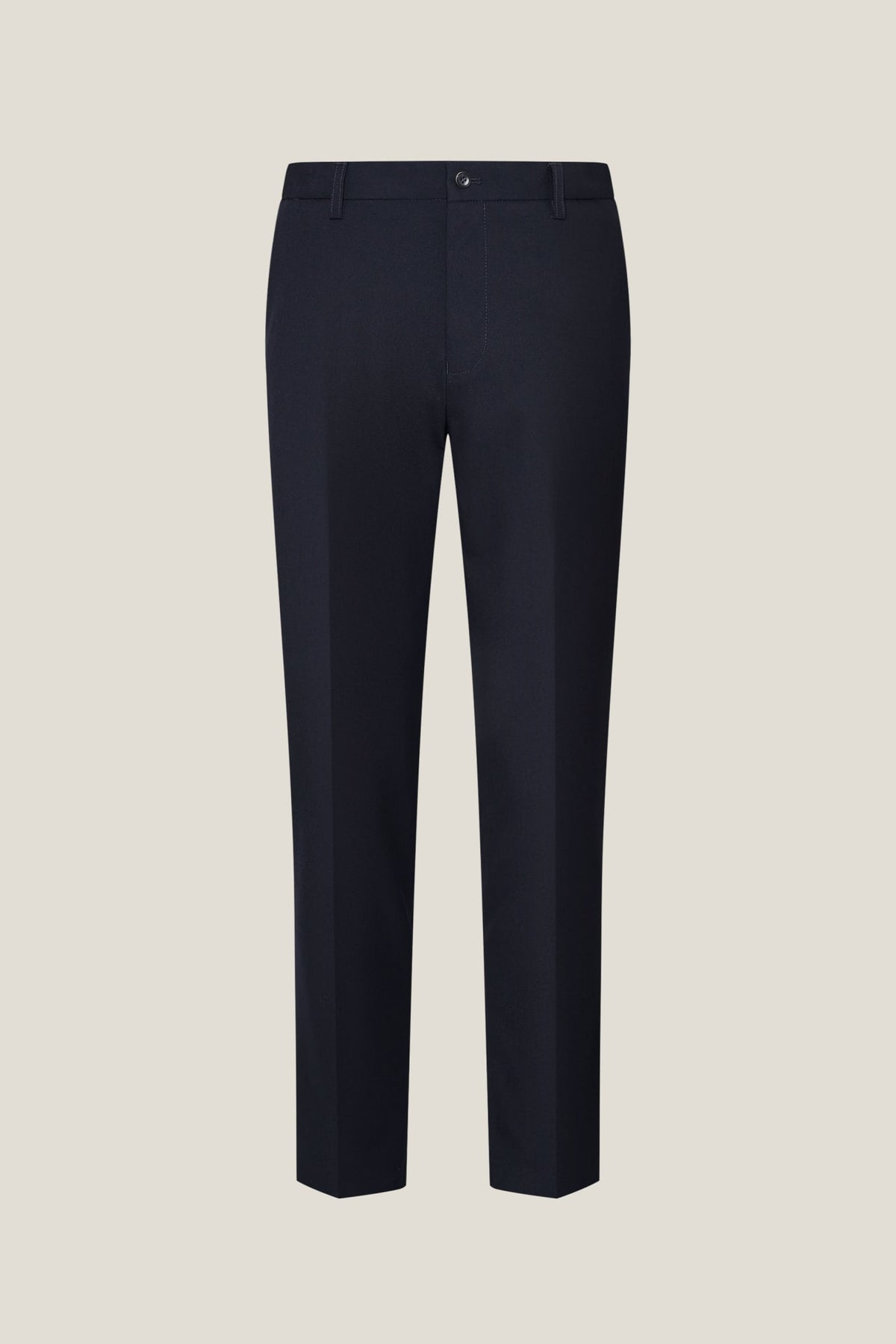 G2000 - Pants - Multi-Way Stretch Smart Fit Plain Weave Suit Pants with Elastic Waist Band - Peacoat - Elastic Smart