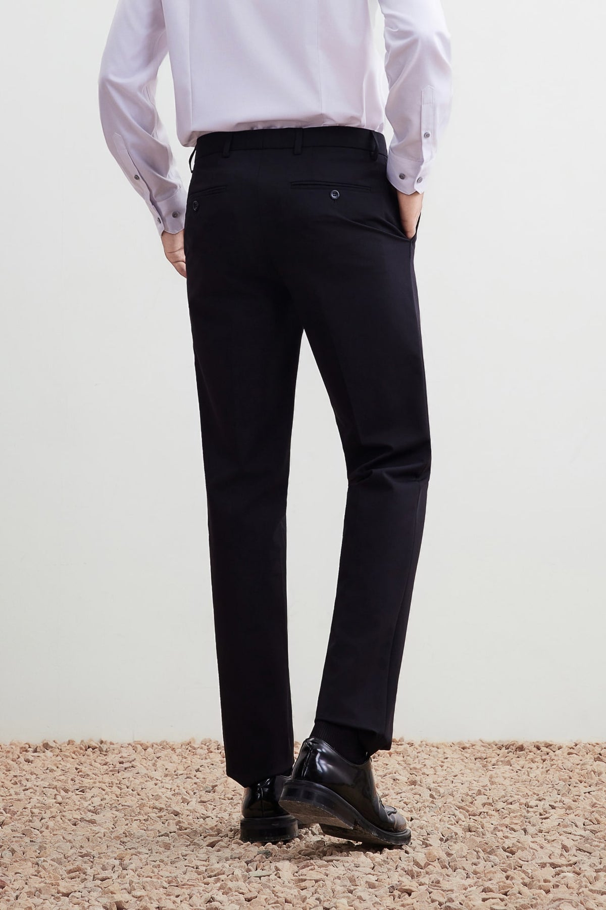 G2000 - Pants - Cool Touch Multi-Way Stretch Nylon Modal Silk Smart Fit Dobby Suit Pants
