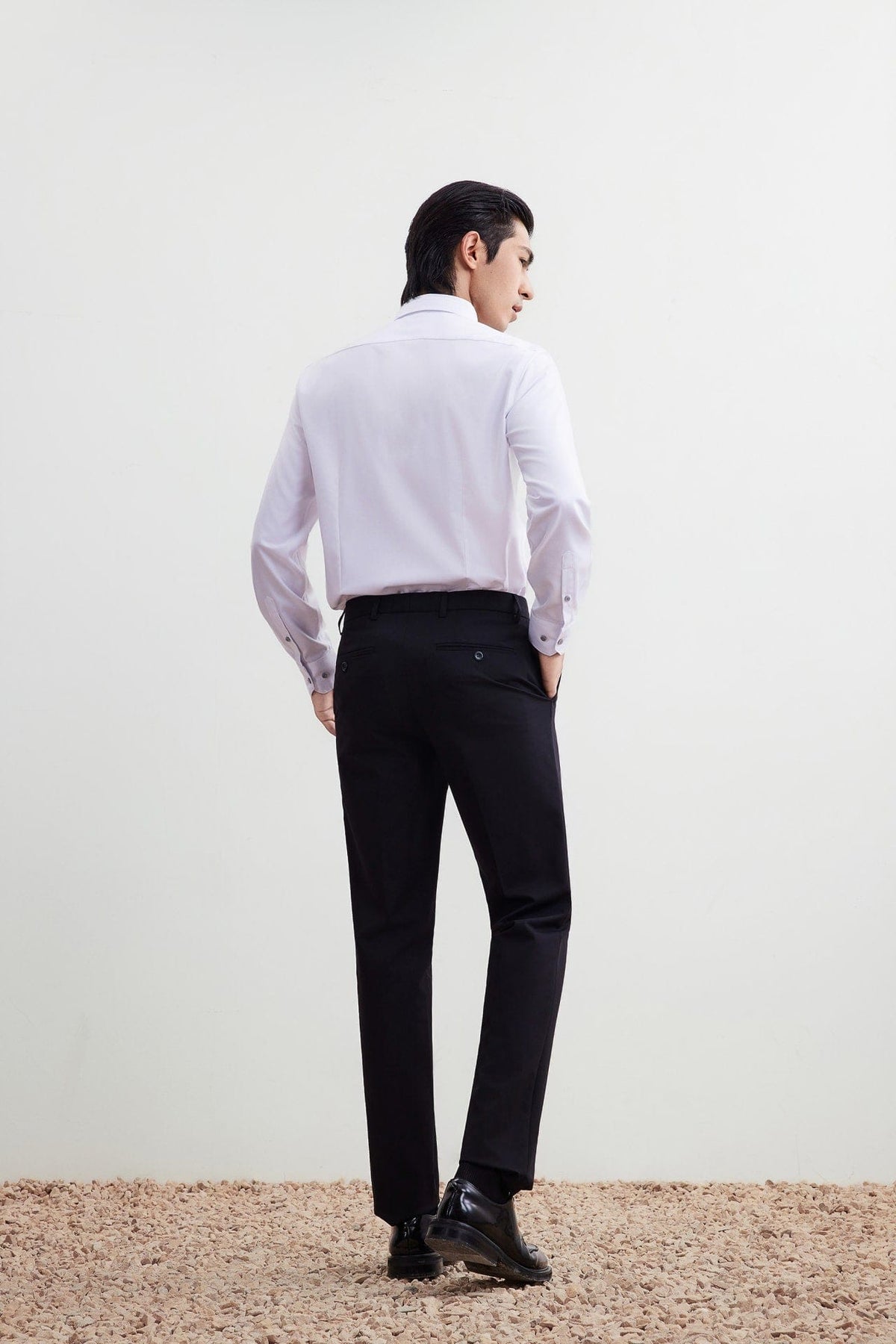 G2000 - Pants - Cool Touch Multi-Way Stretch Nylon Modal Silk Smart Fit Dobby Suit Pants