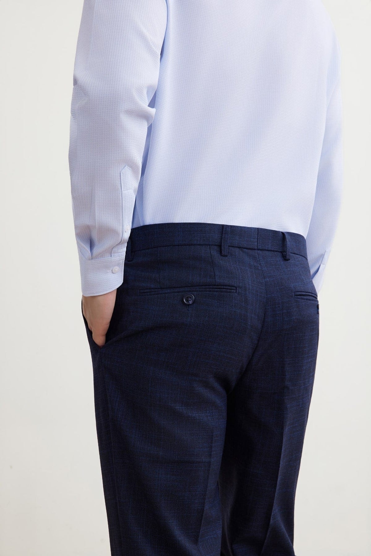G2000 - Pants - Anti-Bacterial Regular Fit Texture Suit Pants