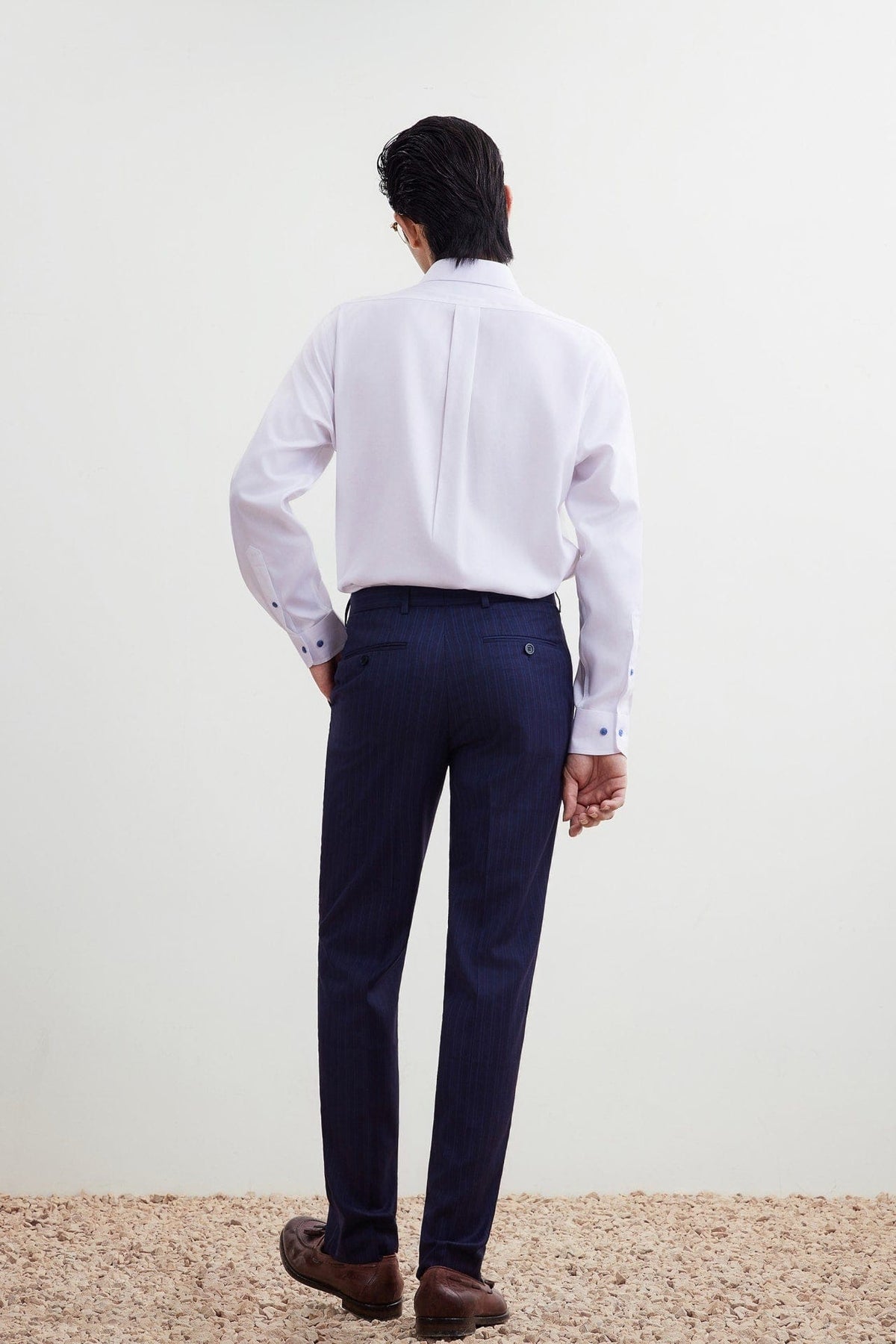 G2000 - Pants - Anti-Bacterial Tailored Fit Stripe Suit Pants