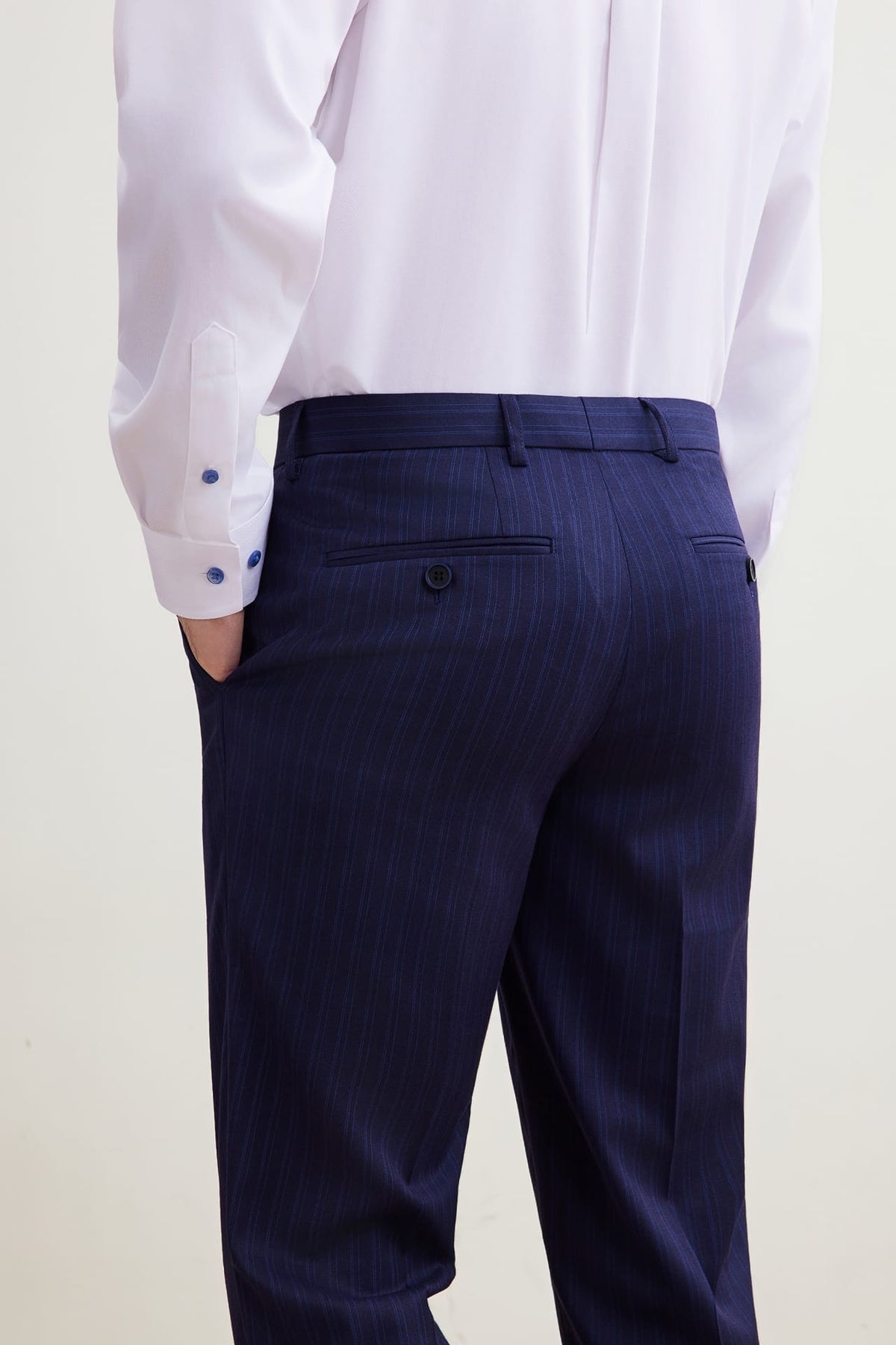 G2000 - Pants - Anti-Bacterial Tailored Fit Stripe Suit Pants
