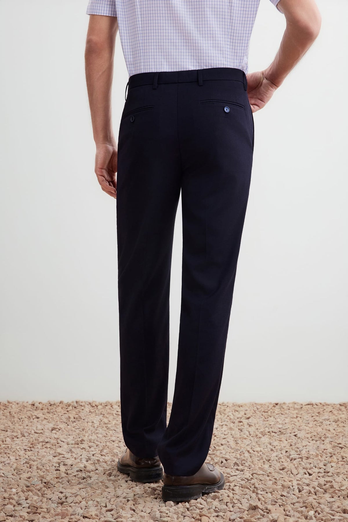 G2000 Pants Anti-Bacterial Smart Fit Tencel Linen Blend Suit Pants