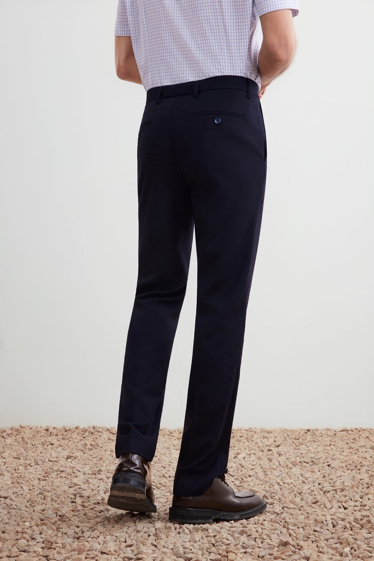 G2000 - Pants - Anti-Bacterial Smart Fit Tencel Linen Blend Suit Pants