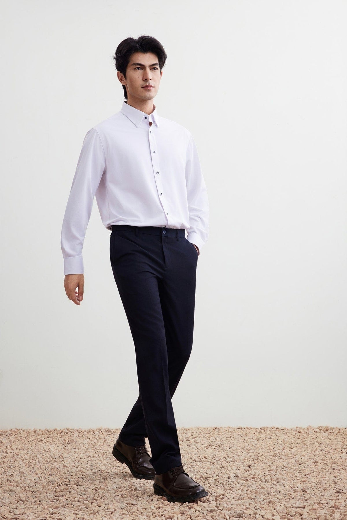 G2000 - Pants - Anti-Bacterial Smart Fit Tencel Linen Blend Suit Pants