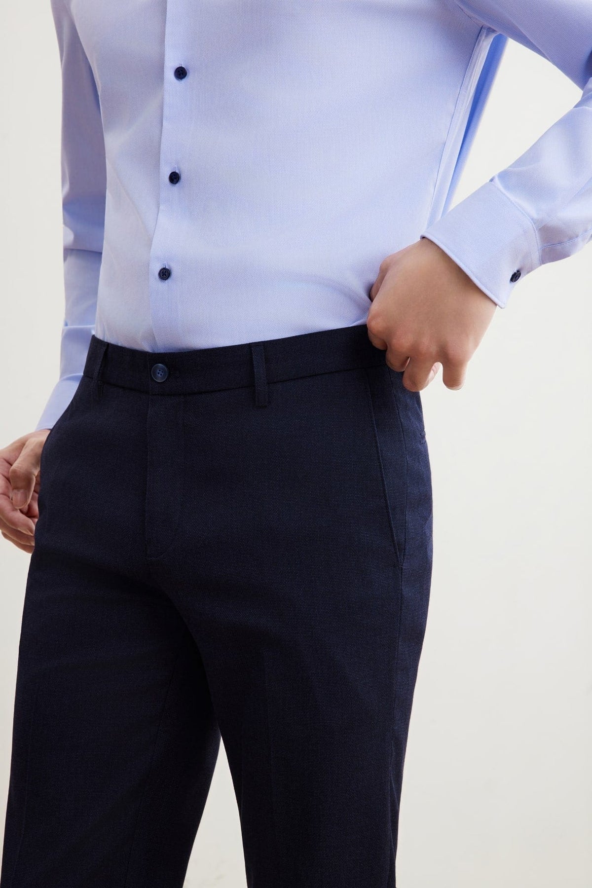 G2000 - Pants - Anti-Bacterial Smart Fit Texture Suit Pants