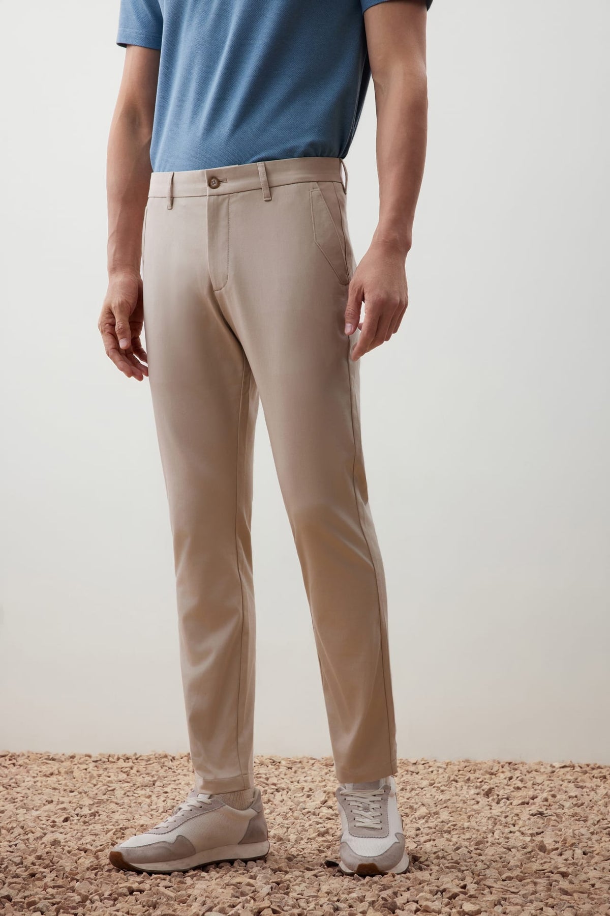 G2000 Pants Soil-Release Durable & Tough Slim Tapered Fit Twill Casual Pants