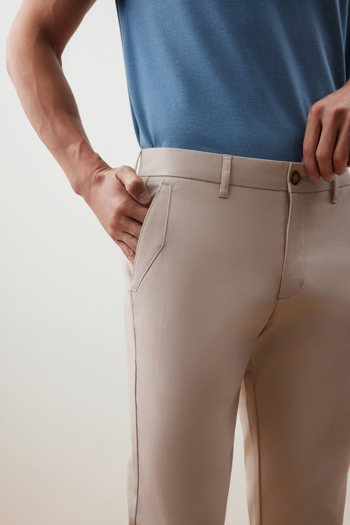 G2000 Pants Soil-Release Durable & Tough Slim Tapered Fit Twill Casual Pants
