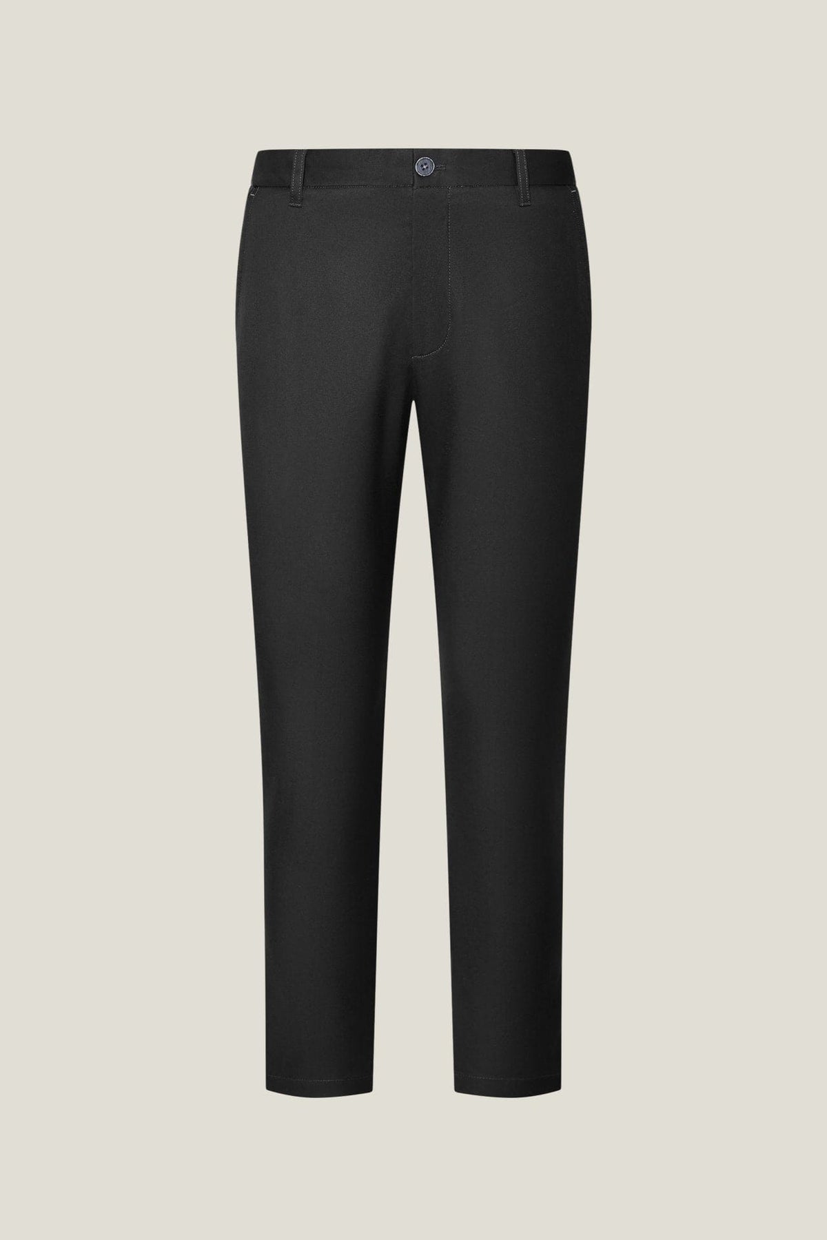G2000 - Pants - Cotton Blend Extra Slim Fit Twill Casual Pants - Black - Extra Slim