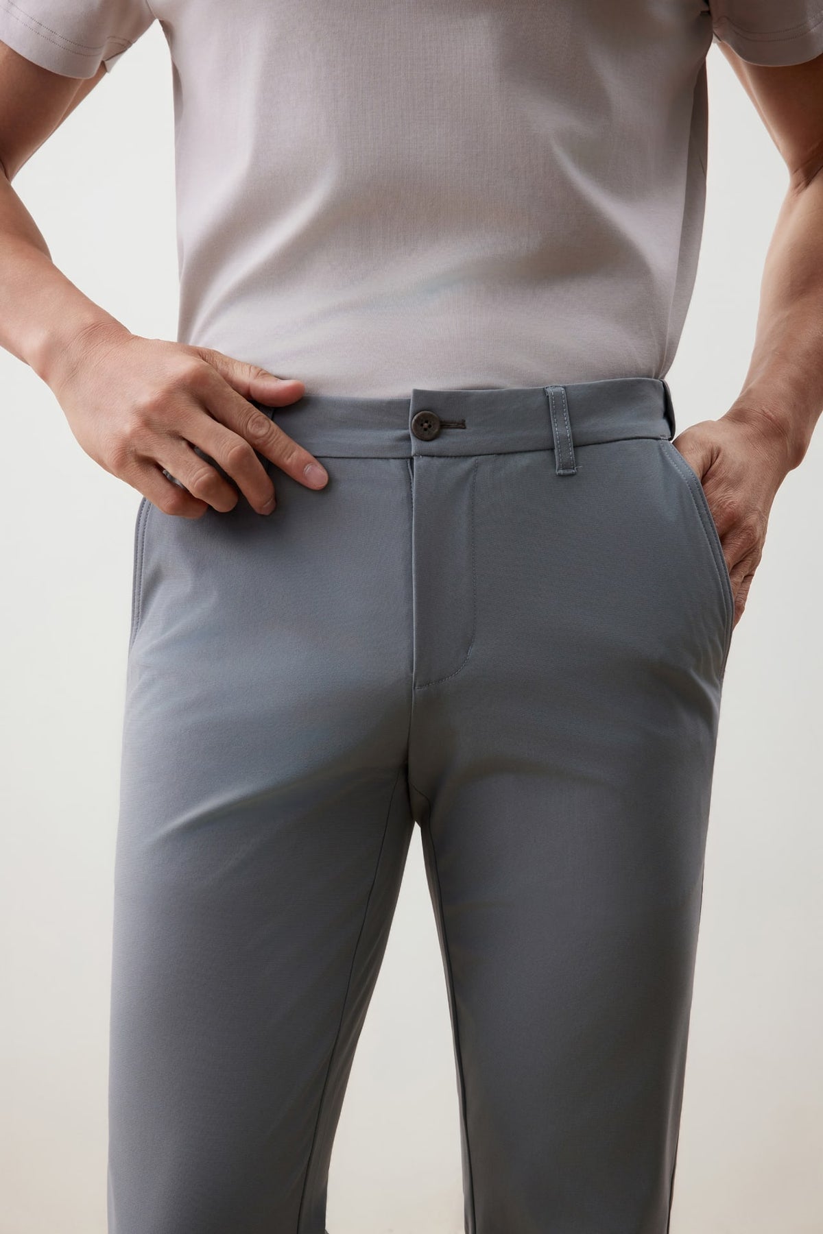 G2000 - Pants - Effortless Motion Multi-Way Stretch Poly Knit Ottoman Slim Tapered Fit Casual Pants