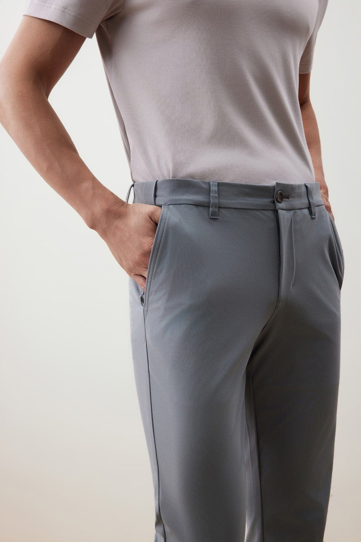 G2000 - Pants - Effortless Motion Multi-Way Stretch Poly Knit Ottoman Slim Tapered Fit Casual Pants